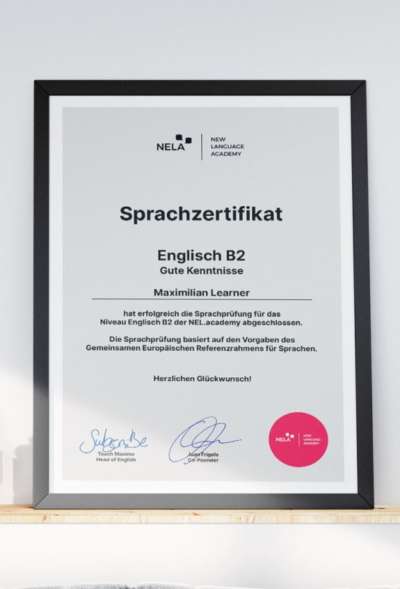 Sprachtest und Sprachzertifikat – mit NELA