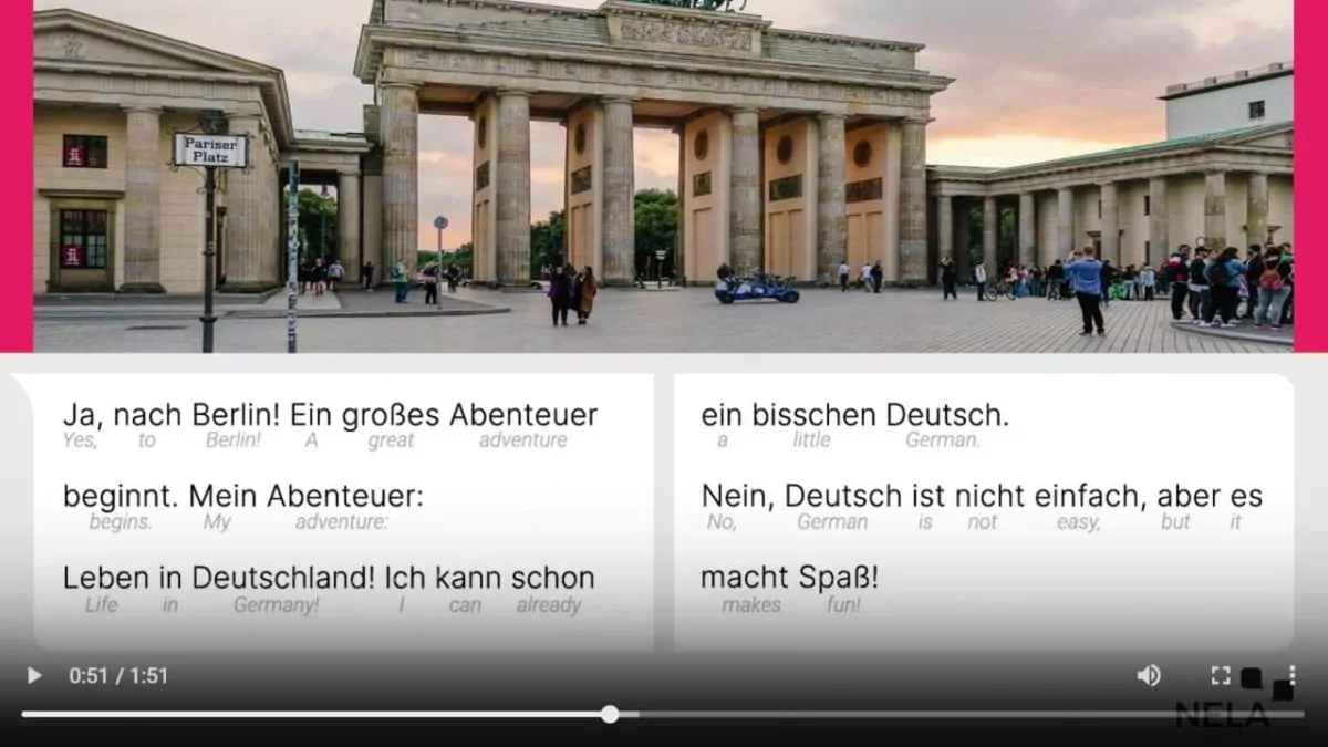 Deutschkurs-video Ausschnitt